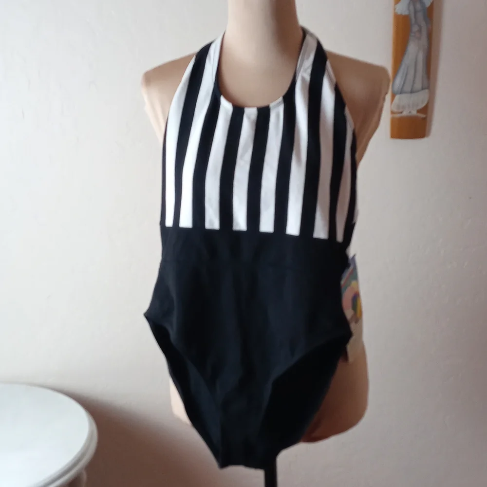 NWT Sun Streak by Newport News One Piece Swimsuit - Picture 1 of 10